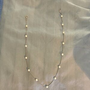 Elegant sterling silver and Pearl Necklace